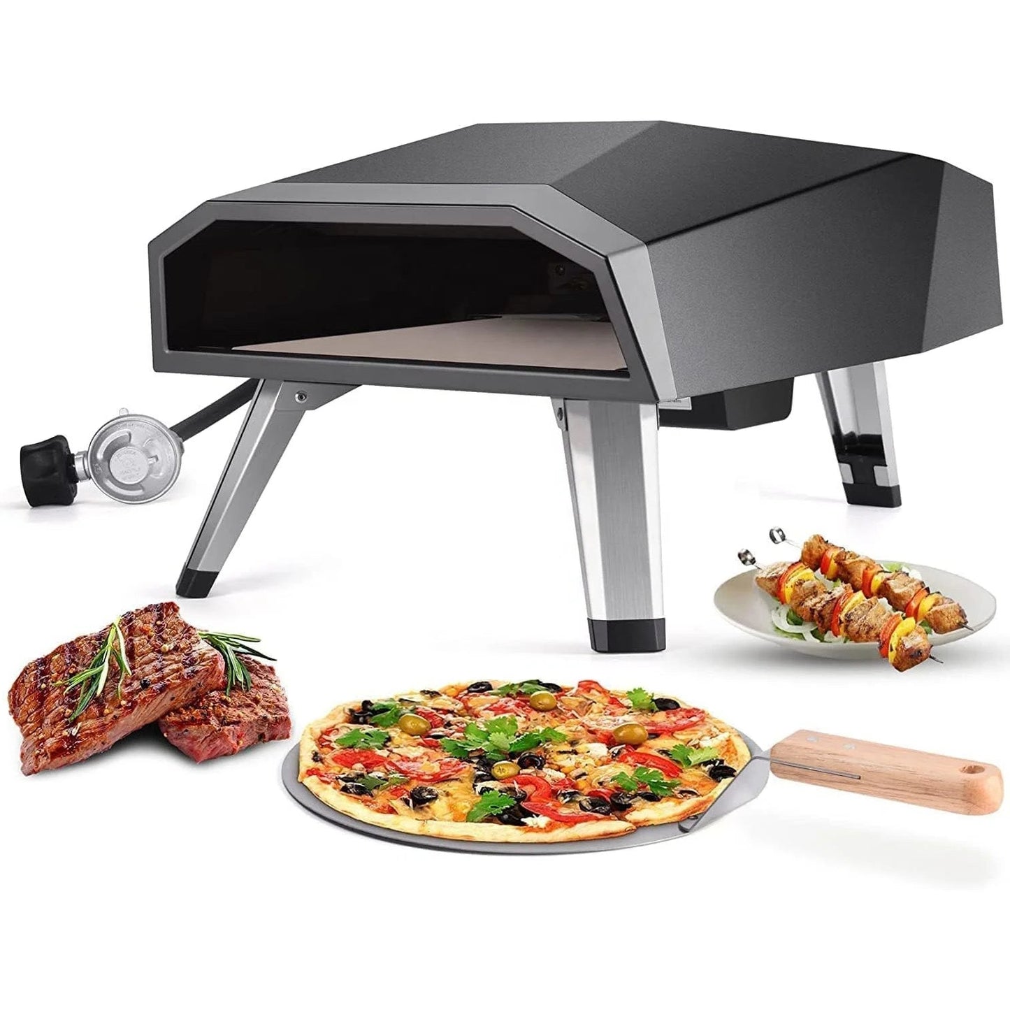 SizzleDelite KFPZ 02 Multi-Fuel Pizza Oven