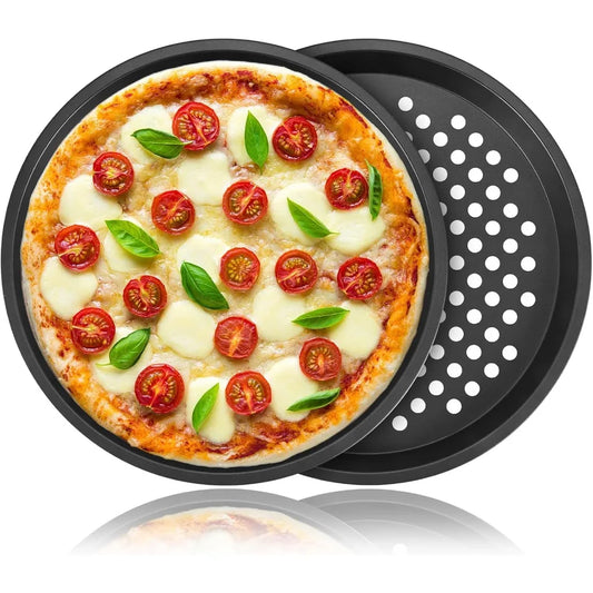 SizzleDelite Nonstick Carbon Steel Pizza Pan