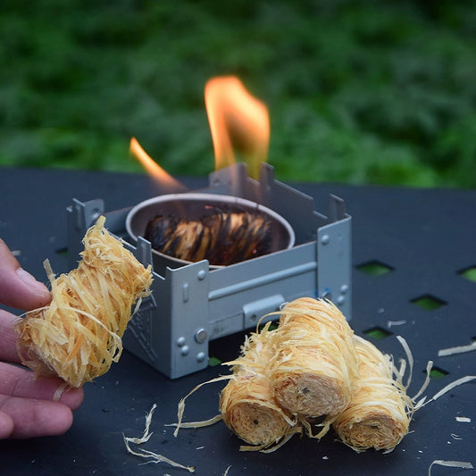 SizzleDelite Premium Natural Fire Starters - 10 PSC