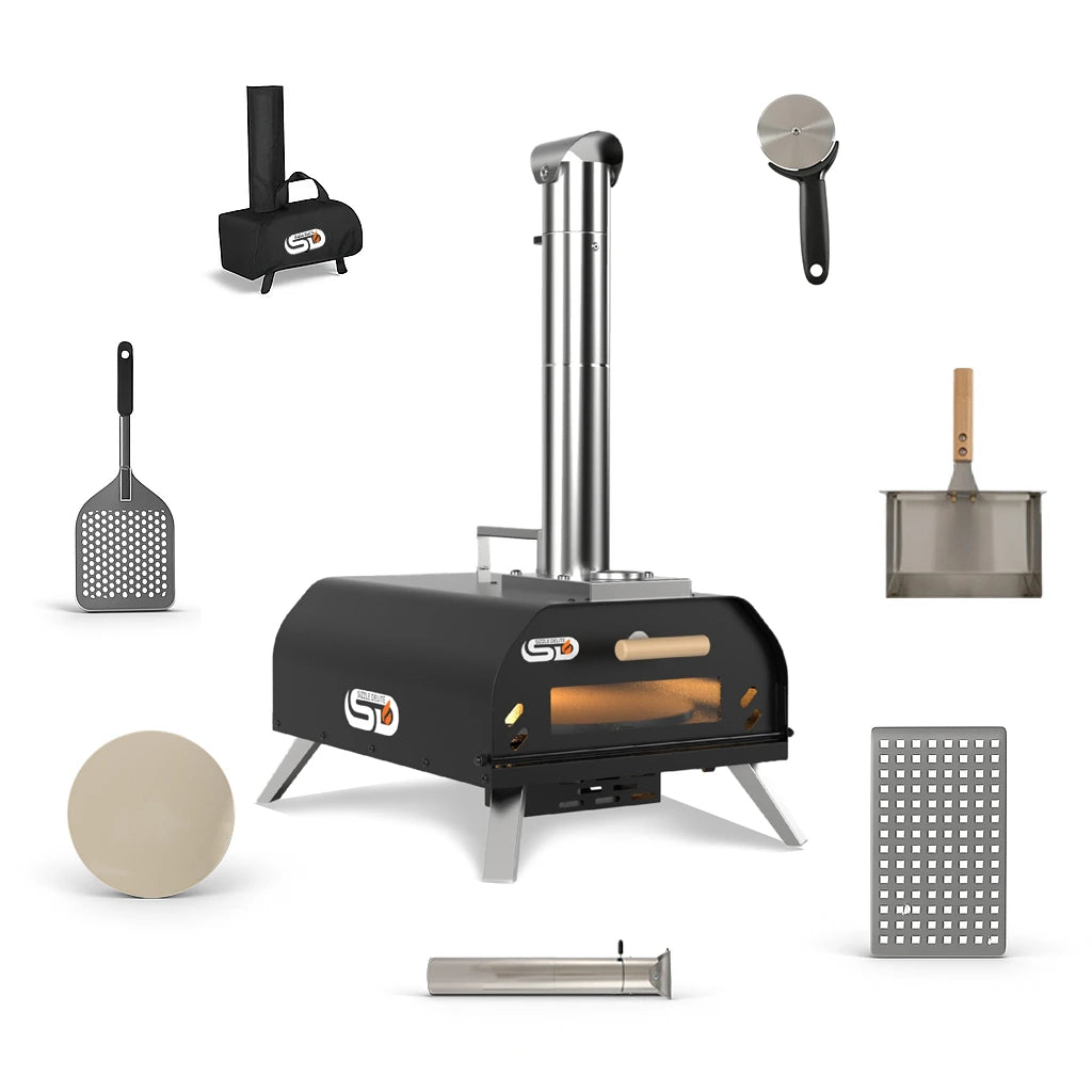 SizzleDelite Ember 12 Pizza Oven Complete Bundle