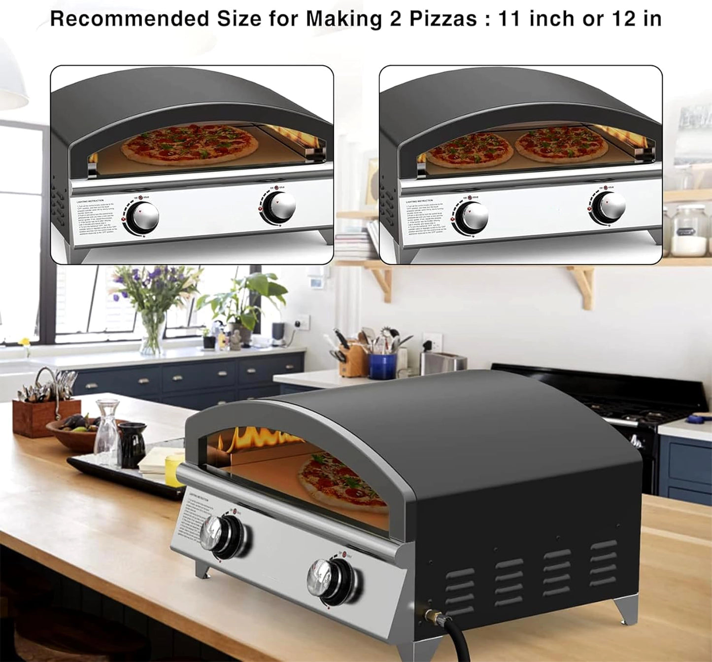 Pro Max Gas Powered Outdoor Pizza Oven