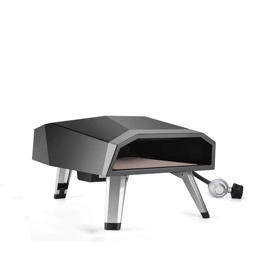 SizzleDelite KFPZ 02 Multi-Fuel Pizza Oven – Side View with Legs Extended