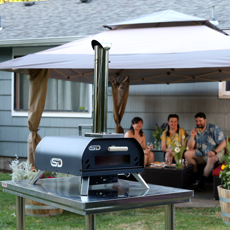 SizzleDelite Ember 12 | Wood Pellet Pizza Oven for Outdoor Cooking