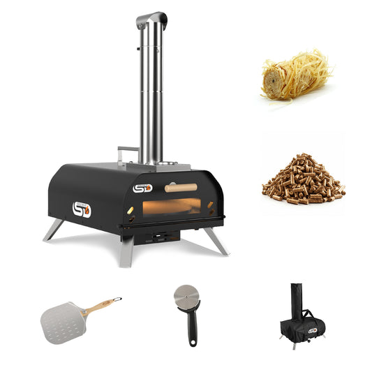 SizzleDelite Ember 12 Pizza Oven Complete Bundle